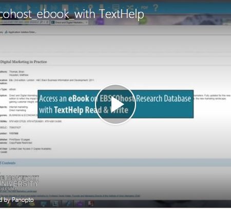 TextHelp Video - click