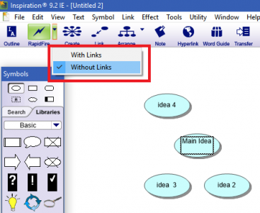 network diagram using mindview